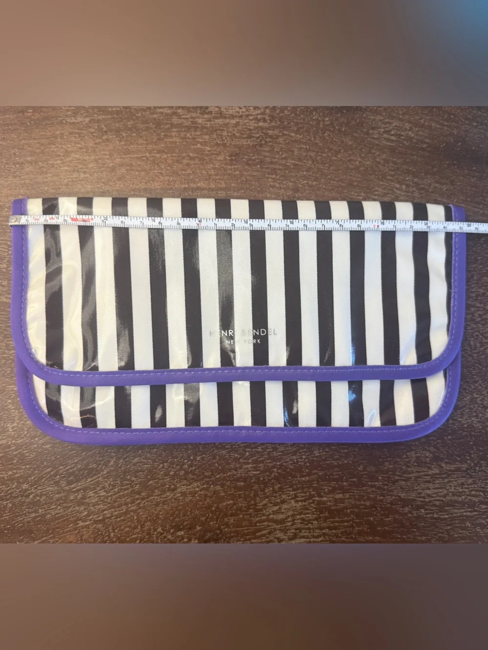 Henri Bendel Mini Flat Iron Case / Makeup Bag Pouch